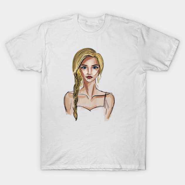 Fashion girl T-Shirt by Keen_On_Colors